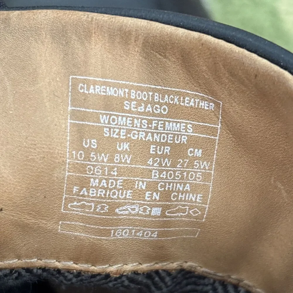 SEBAGO CLAREMONT Brogue Riding Classic Vegan Prepster Retro Y2K Academia Sz 10.5